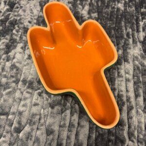 Terra Cotta Cactus Salsa serving bowl